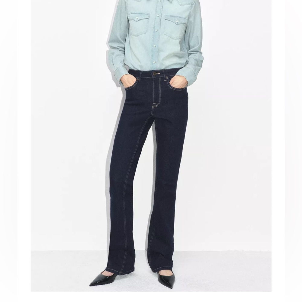 Zara Blue Boot Cut Jeans